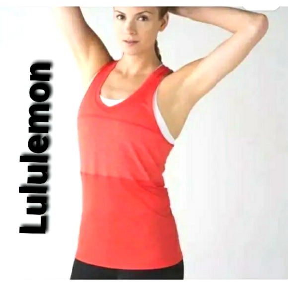 lululemon athletica Tops - ⭐️ lululemon athletica S/M (8?) Red Racerback Camisole 17” -19” PTP
